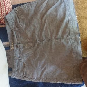 FALL SALE: Boden a line denim railroad stripe mini skirt